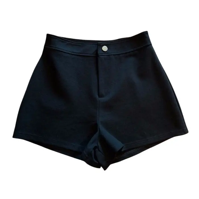 Summer New Black Shorts for Lower Body Slim-Fit Bottoming High-Looking Long Legs Slim White Shorts Womenswear Lingerie hand wash brown Lady Comfort