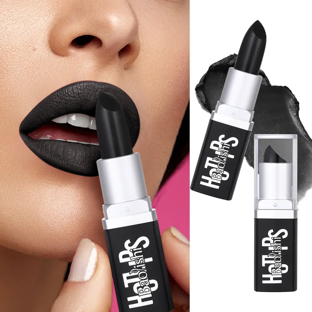 Black Lipstick Makeup Christmas Black Lipstick Makeup Painting Dark Painted Lipstick Gloss Lipgloss