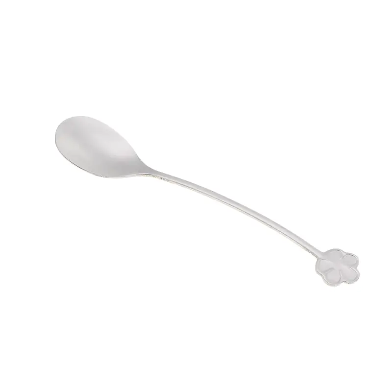 Thìa tráng miệng, Muôi canh, Thìa trà, Thìa ăn, Màu bạc, 13,6 * 2,5 * 0,5cm 0