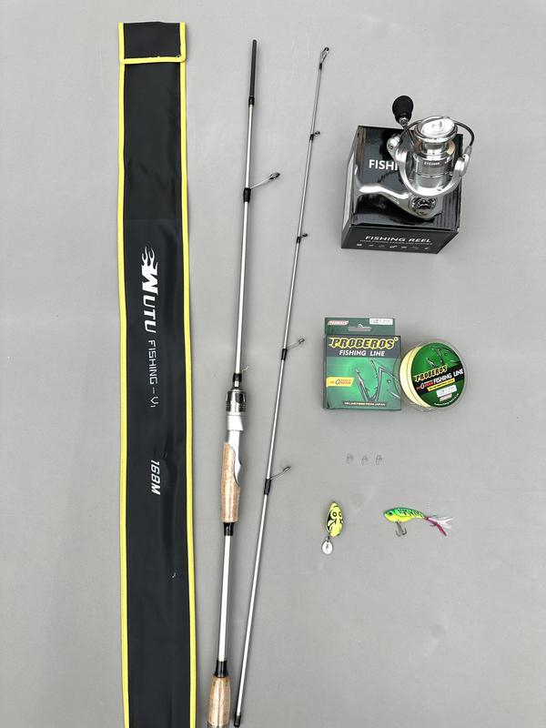  Combo Cần Câu WuTu Fishing - V1 Máy ZYC 2000 Kim Loại Chuyên Câu Cảm Giác 