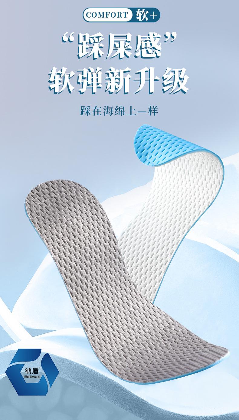 Product Introduction of Miếng Lót Giày Cao Su, Mỏng Mùa Hè, Chống Mùi, Thấm Hút Mồ Hôi, Bọt Biển Cảm Giác Băng, Thoáng Khí, Đế Mềm, Unisex, Thích Hợp Cho Chân Trần Chạy Bộ Và Thể Thao 7