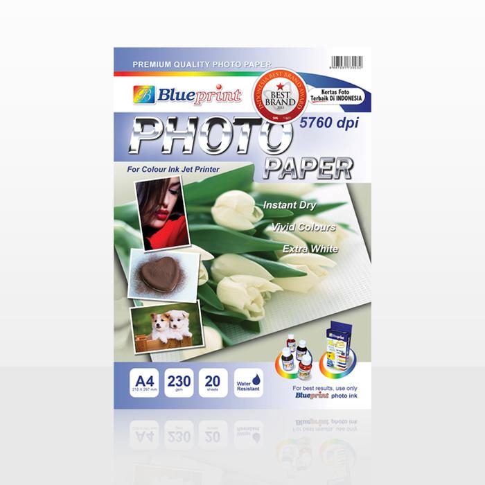 Gambar Blueprint BP-GPA4230 Polos Photo Paper A4 230gsm Tulip dari Palugada Online Hyperwebstore Kota Administrasi Jakarta Pusat Tokopedia