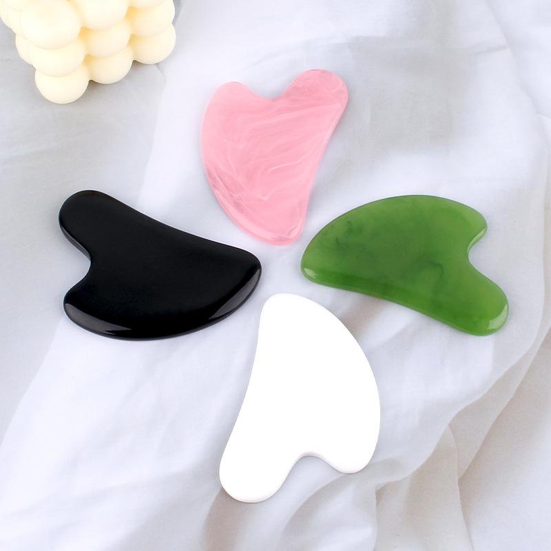 Bảng Mát Xa Gua Sha Bằng Đá, 1 Chiếc, Dành Cho Mặt, Đá Thạch Anh Hồng, Tấm Guasha, Dụng Cụ Cạo Máy Massage Mặt, Thích Hợp Cho Mặt, Cổ, Lưng Và Cơ Thể, Hàng Mới Về 6