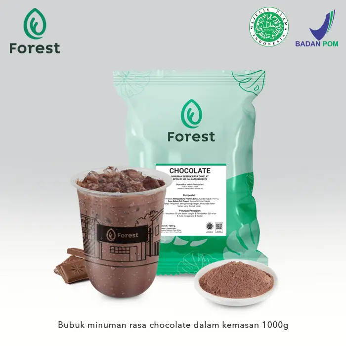 Bubuk Minuman RICH CHOCOLATE Powder - FOREST Bubble Drink 0