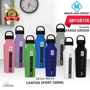 Tumbler Canten Sport 500ml – Botol Minum Stainless Steel Premium Makinjayagroup