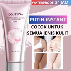 Pemutih Badan Instan Brightening Body Lotion Body Cream Bleaching Badan Glowing Mencerahkan Memperbaiki Kulit Gelap Menghilangkan Melanin Body cream 100g