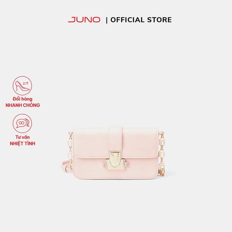JUNO Túi Xách Nhỏ Đeo Chéo Khoá Bấm - TXN806