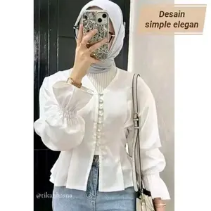 RQ - Shadira Top Blouse / Blouse Wanita Hijab Friendly