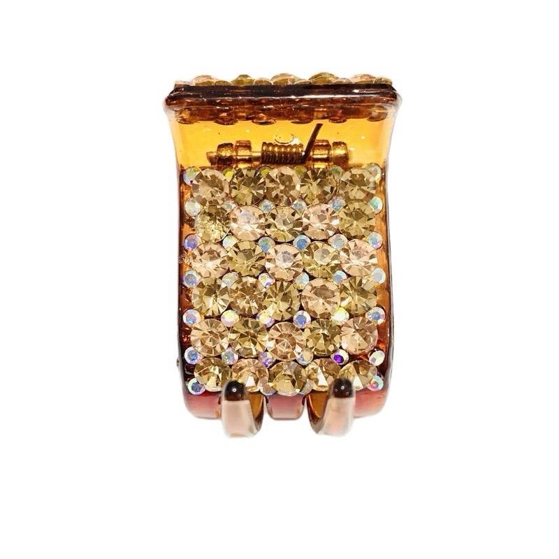 Kẹp tóc càng cua 5 răng đính đá loại đẹp cho nữ tóc vừa và nhiều