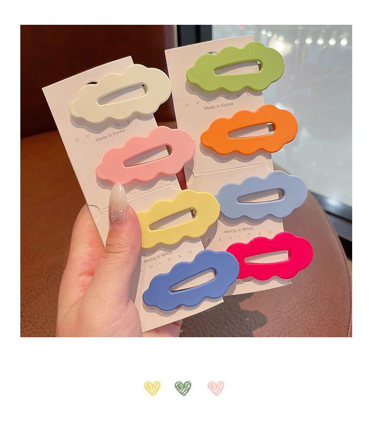 Product Introduction of Dreamy Pastel Cloud Hair Clips – Candy Color Wave BB Pins for Girls, Sweet Side Bang & Back Hair Clips, Kawaii Soft Gradient Hair Accessories for Women & Teens 5