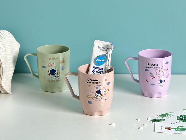 Product Introduction of Gargle Cup Household Toothbrush Cup Plastic Minimalist Children's Male and Female Couples Family Set Tooth Mug Tooth Mug Washing Cup 2