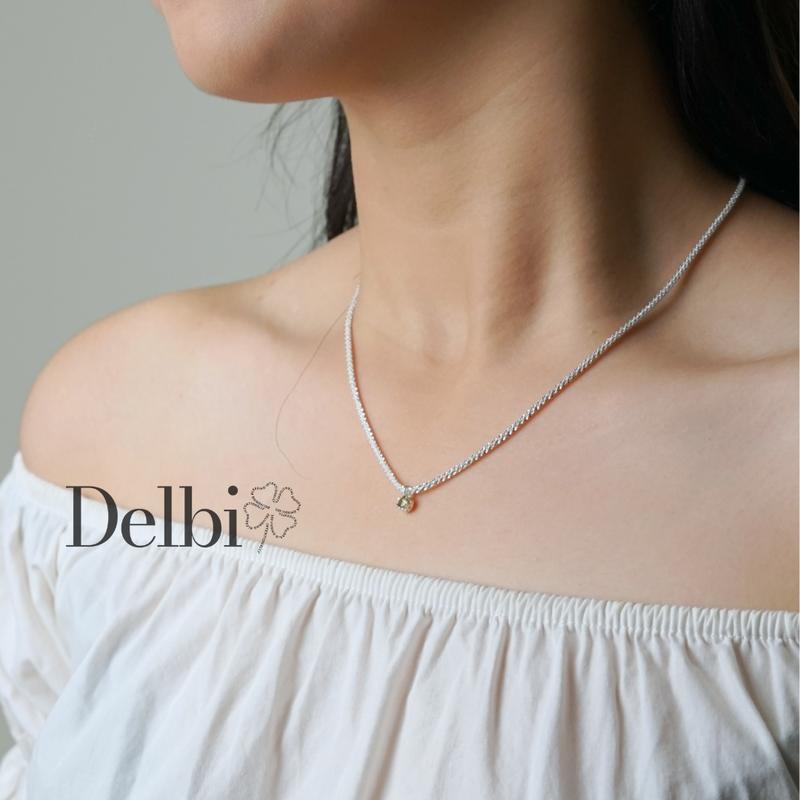 DELBI - Jini Necklace Wanita Feminime Trendy Style Aksesoris Murah Fashion Beads Manik Cantik Korea Kalung 2