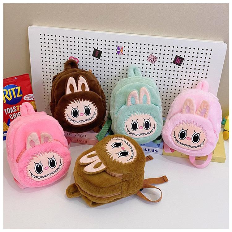 Product Introduction of Ba Lô Nhồi Bông Labubu, Có Búp Bê, Dung Lượng Lớn, Thích Hợp Đi Học, Thiết Kế POP MART Hoạt Hình, Túi Đeo Vai, Ba Lô Đi Học, Túi Đi Học, Phong Cách Hoạt Hình, Cỡ Lớn, Thích Hợp Cho Học Sinh 1