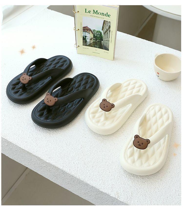 Product Introduction of Dép Xỏ Ngón, Đế Mềm, Dành Cho Nữ, Hàng Mới Về Mùa Hè, Thiết Kế Hình Gấu Dễ Thương, Đế Dày, Chống Trượt, Thích Hợp Đi Biển Và Ngoài Trời DéP Shoes GiàY 8