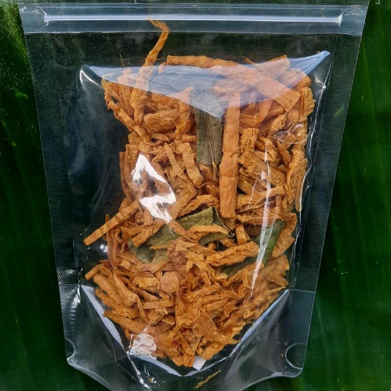 Cơm bồ 5 túi khô gà lá chanh chay ,1 túi 100g, món ăn vặt hay ăn cơm đều được, Food 2