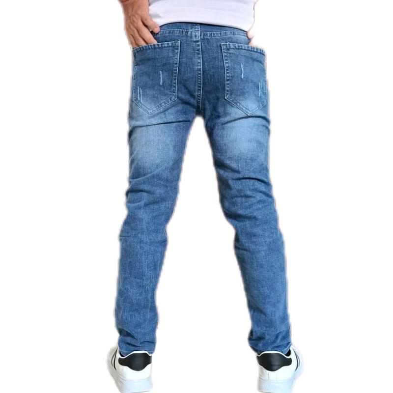 Mã 017. (XANH BIỂN) QUẦN JEAN dài NAM chất vải COTTON - MỀM MẠI - DẦY DẶN - form ÔM DÁNG CỰC NÉT-  Menswear Pants- Có Túi 1