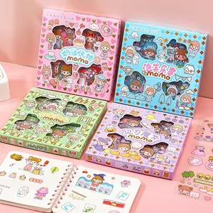 Stiker Momo Motif Kartun Korea Aesthetic Lucu Anti Air Dekorasi DIY Handbook Scrapbook