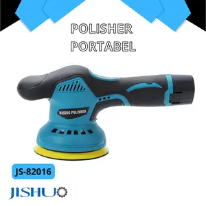JISHUO Mesin Poles Mobil Portable / waxing and polishing machine (lithium electricity) JS-82016 [COD]