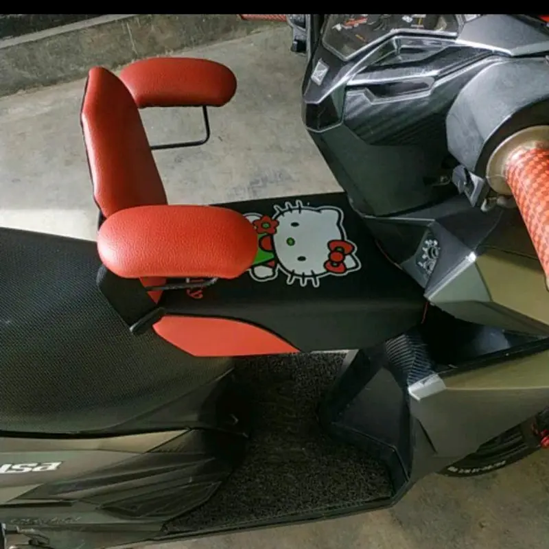 Jok Anak Boncengan untuk Motor Bebek atau Motor Matic Panjang,  Motorcycle, Accessories vario125/150 polos hitam kombinasi warna