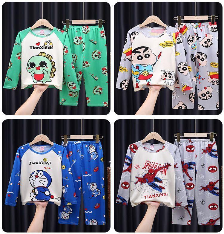 Product Introduction of Bộ Đồ Ngủ Trẻ Em, Hàng Mới Về, Mỏng Và Dài Tay, Thích Hợp Cho Mùa Xuân Và Mùa Thu, Cho Bé Gái, Trẻ Em Trung Và Lớn, Thiết Kế Hoạt Hình, Quần Áo Điều Hòa Không Khí, Bộ Quần Áo Mặc Nhà 5