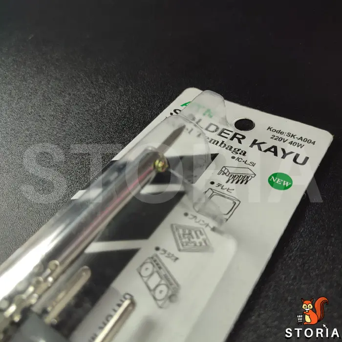 Solder Kayu Solder Listrik Gagang Kayu ATN 3