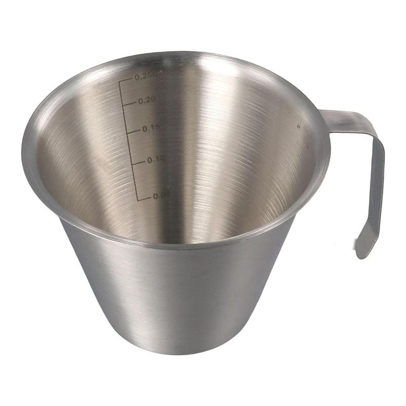 Product Introduction of Espresso Stainless Steel Measuring Cup Spout Scale Frothing Pitcher Cup Ergonomic Handle Ounce Cup Coffee 17