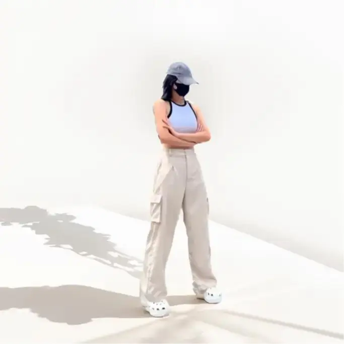 Celana Cargo Wanita High waist premium jumbo-Cargo Pant Wanita Terbaru-Celana Cargo Wanita Panjang