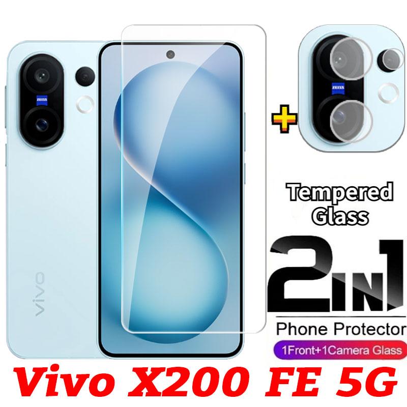 ฟิล์มกระจกนิรภัย, Vivo X200 FE 5G 2 In 1, สำหรับ Vivo X200 FE, Vivo X200FE, X 200 FE, Vivo X200 FE 4