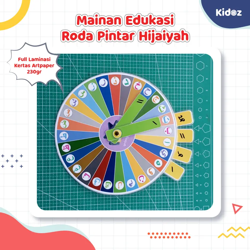 Mainan Edukasi Belajar Huruf HIjaiyah