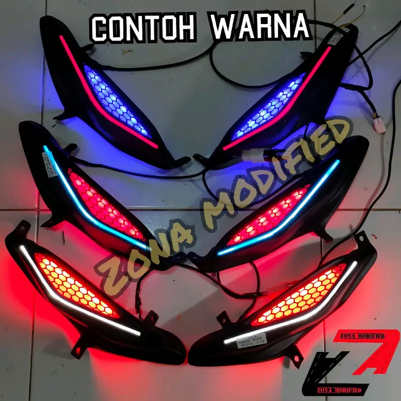 MATA GABAN HONDA SUPRA GTR 150 + SEN RUNNING Lampu 4