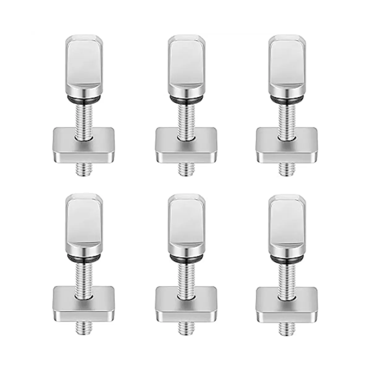 【overseas】6 PCS Surfboard Fin Screws, No Tool Stainless Steel Thumb Fin Screw for SUP Surf Longboard Paddleboard