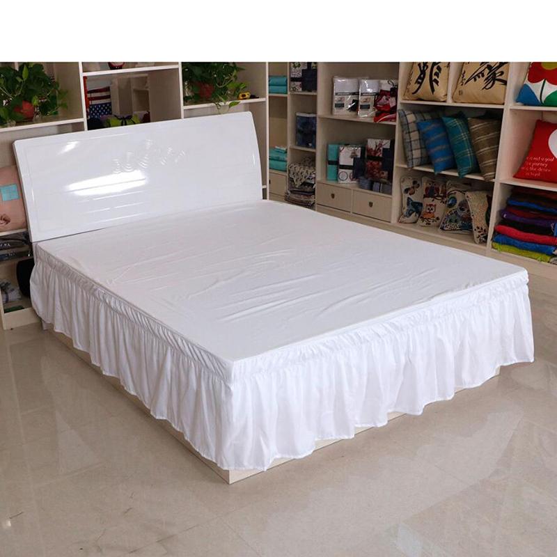 Product Introduction of Home Bedding Bed Skirt Elastic Bedsheet Bed Skirt Bed Cover Without Surface Couvre Lit Hotel Bedding Protector 30