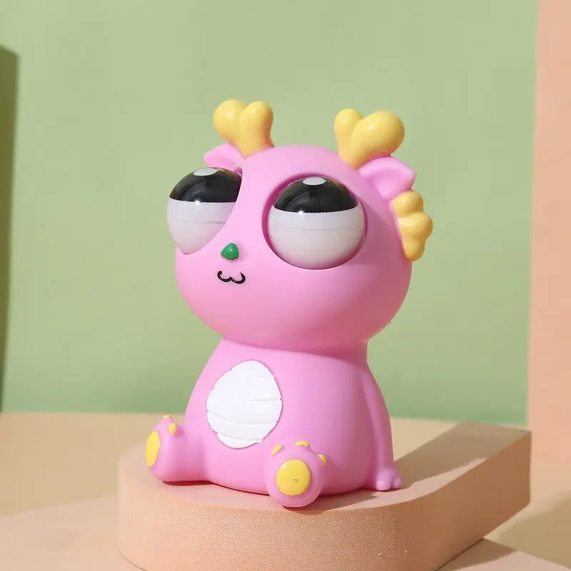 Rồng Mắt Lồi Squishy Nắn Bóp Đàn Hồi Giảm Stress Slime Đồ Chơi Trẻ Em Hot Trend Giảm Căng Thẳng Toy Xả Stress 5