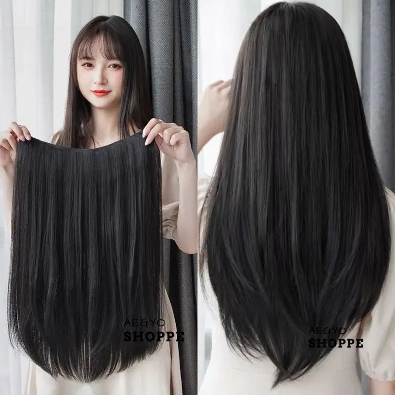hairclip lurus hair clip lurus hair extension rmbt palsu model lurus