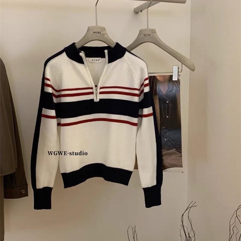 ÁO LEN KẺ STYLE KOREAN CHUẨN TAG WG.WE - @Reecicime 3