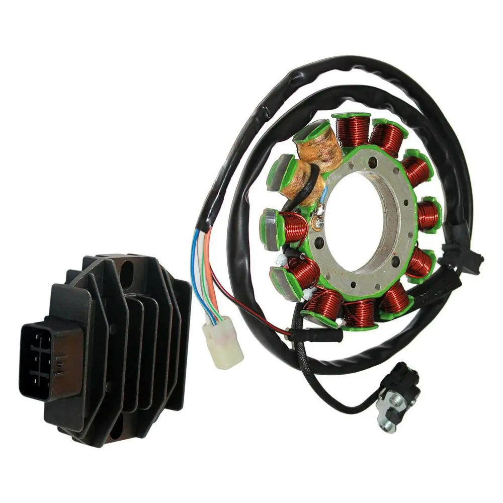 Voltage Rectifier Regulator, Stator Regulator Rectifier Fit for Honda ATV TRX400EX Sportrax 400EX Replaces Durable Easy to Install