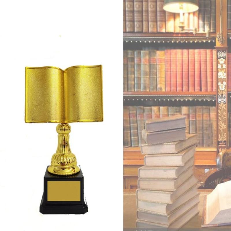 Product Introduction of Uookin New Plastic Awards Trophy Reading Star Book Shaped Children's Small Prize Cup Craft Souvenirs Competition Winner Award Trophy Toy Learning Award Gift 9