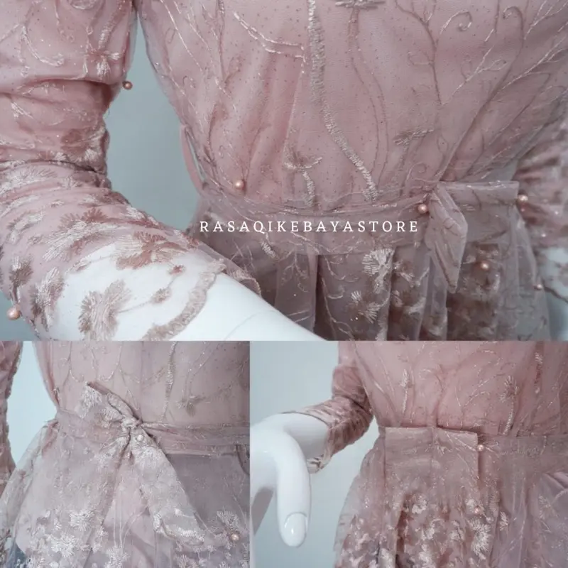 ZHAN.STORE - COD - Kebaya aurora pita gomez/ / Tunik Brokat / Kebaya Modern / Kebaya tile / Kebaya Favorite / Batik Couple/kebaya pesta/kebaya akad/kebaya wisuda/kebaya kondangan/kebaya modern/kebaya terlaris Baju Dress Wanita Setelan 0