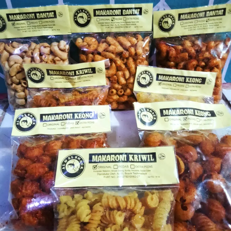 Makaroni Kriwil 5pcs Mix Rasa 4