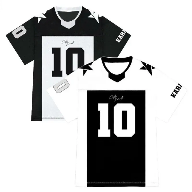 Áo thun phối số 10 phong cách thể thao, cá tính Nam Unisex Menswear