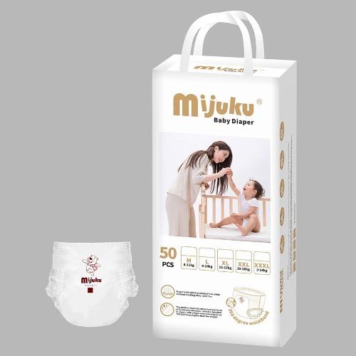 Tã Bỉm Dán,Quần Mijuku Nanu Cao Cấp 1 Bịch 50 Miếng Size S M L XL XXL XXXL