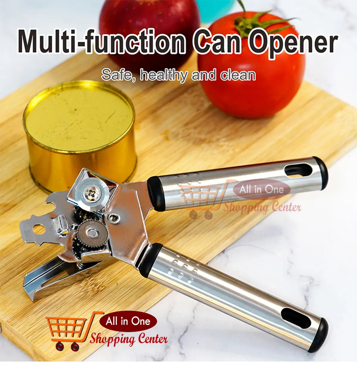 Eurochef heavy duty Can and Bottle opener use in kitchens, restaurants, bars, and households  Manual type with main functions to open cans and bottles with ease and efficiency sharp blades or mechanisms to facilitate smooth and effortless opening Utensils