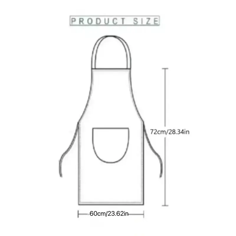 Kitchen Apron, 1 Count Waterproof & Oil-proof Cooking Apron, Utensil Pattern Kitchen Apron, Kitchen Supplies, Household Items 2