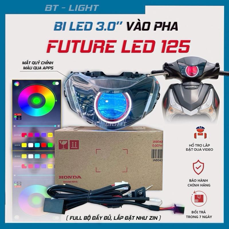 Đèn Bi Cầu Led M10 Light V4 lên Future Led + Auto Passing Đèn Pha Led Phụ Kiện future 125 fu