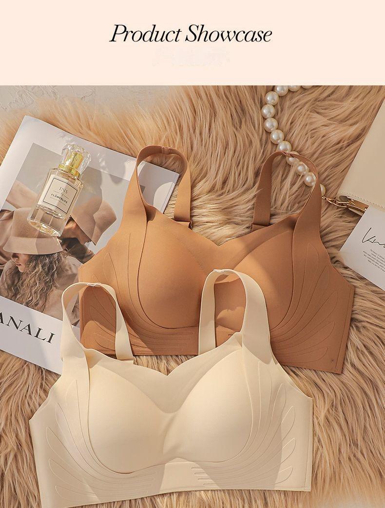 Product Introduction of Women's bra, sizes 34-40ABC CUP non-marking underwear, ladies anti-sagging, large chest show small chest, no steel ring sports gathered back, thin bra 15