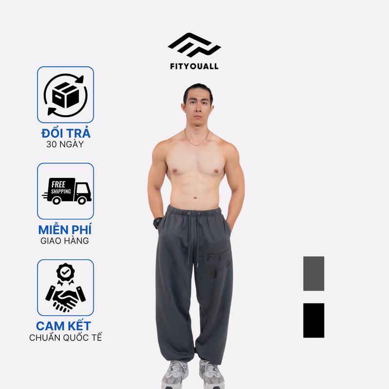 Quần Jogger Thể Thao Tập Gym Unisex 100% Cotton Love & Fit Collection FitYouAll 4
