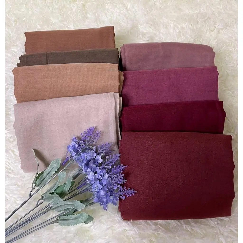 BAWAL COTTON BIDANG 50 Cotton Square Hijab