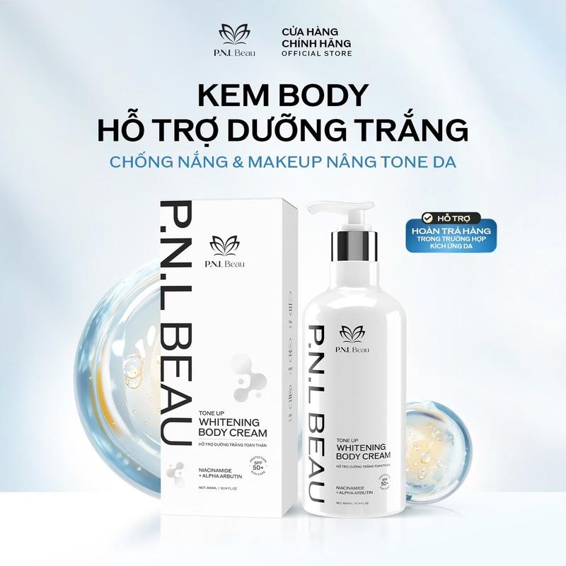 [BẢN MỚI ] Kem Body PNL Beau 300gram ( Hỗ Trợ Làm Sáng Da + Chống Nắng SPF 50+)