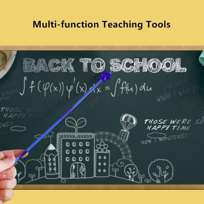 Product Introduction of 2pcs Cute Teaching Aids Bendable Stick Montessori Toys Educational Preschool Teaching Tools Finger Reading Stick Hand Pointers Stick Finger Pointers 10