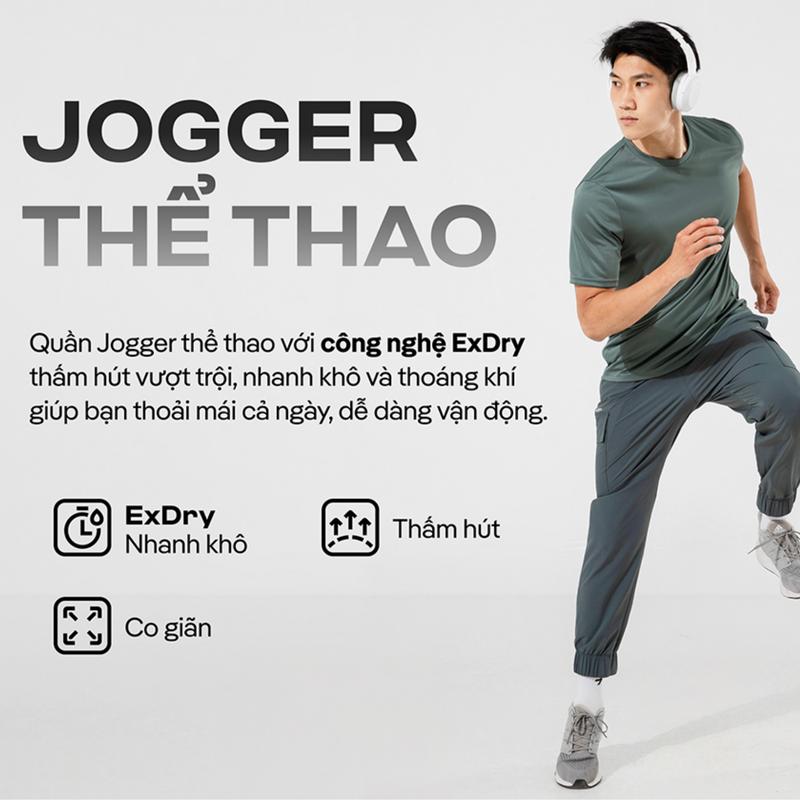 Quần Jogger Thể Thao Đa năng Co giãn, Nhanh khô - Coolmate 2